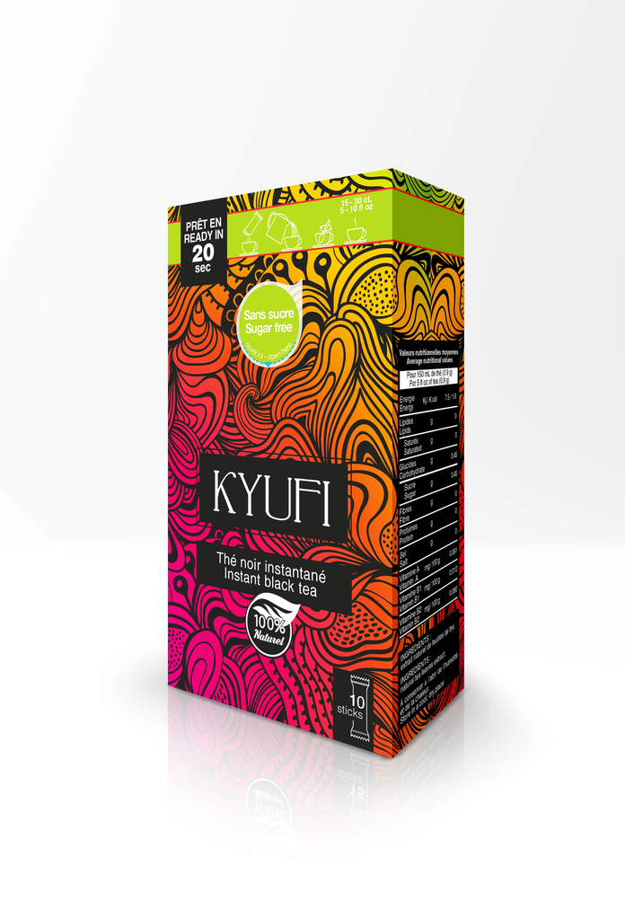 KYUFI Instant Black Tea - Sugar Free